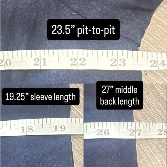 Vintage Bob Mackie Wearable Art Navy Embroidered Asymmetrical Button Jacket 1X - Picture 10 of 10